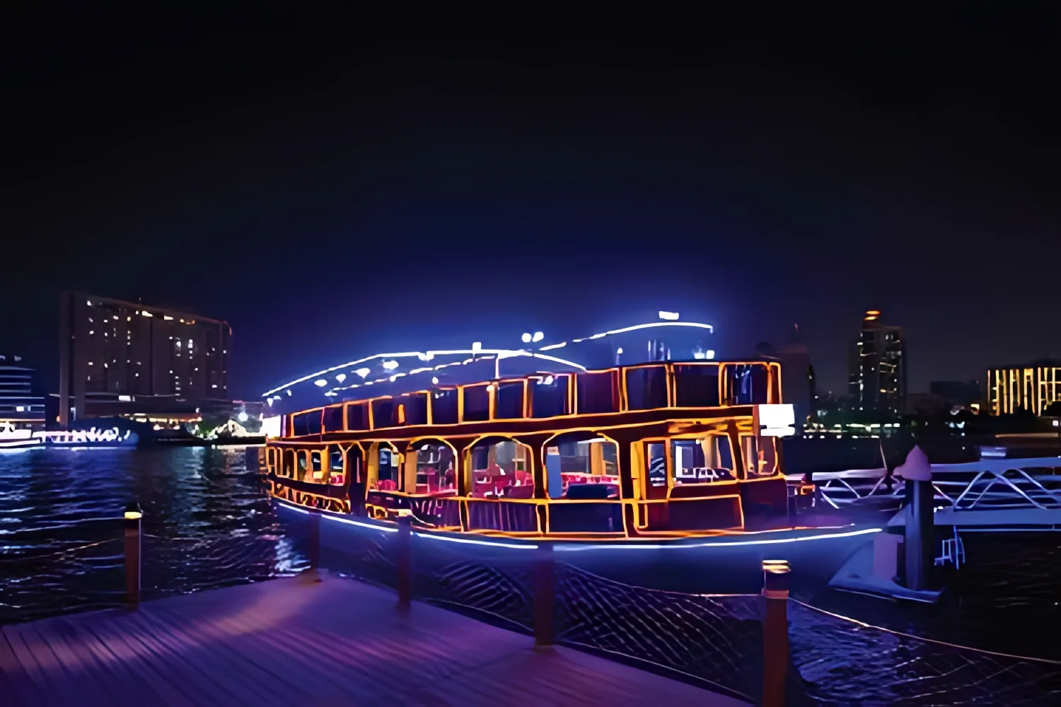 Dubai City Tour Half day + Dhow Cruise Dinner-Dubai Marina - Image 3