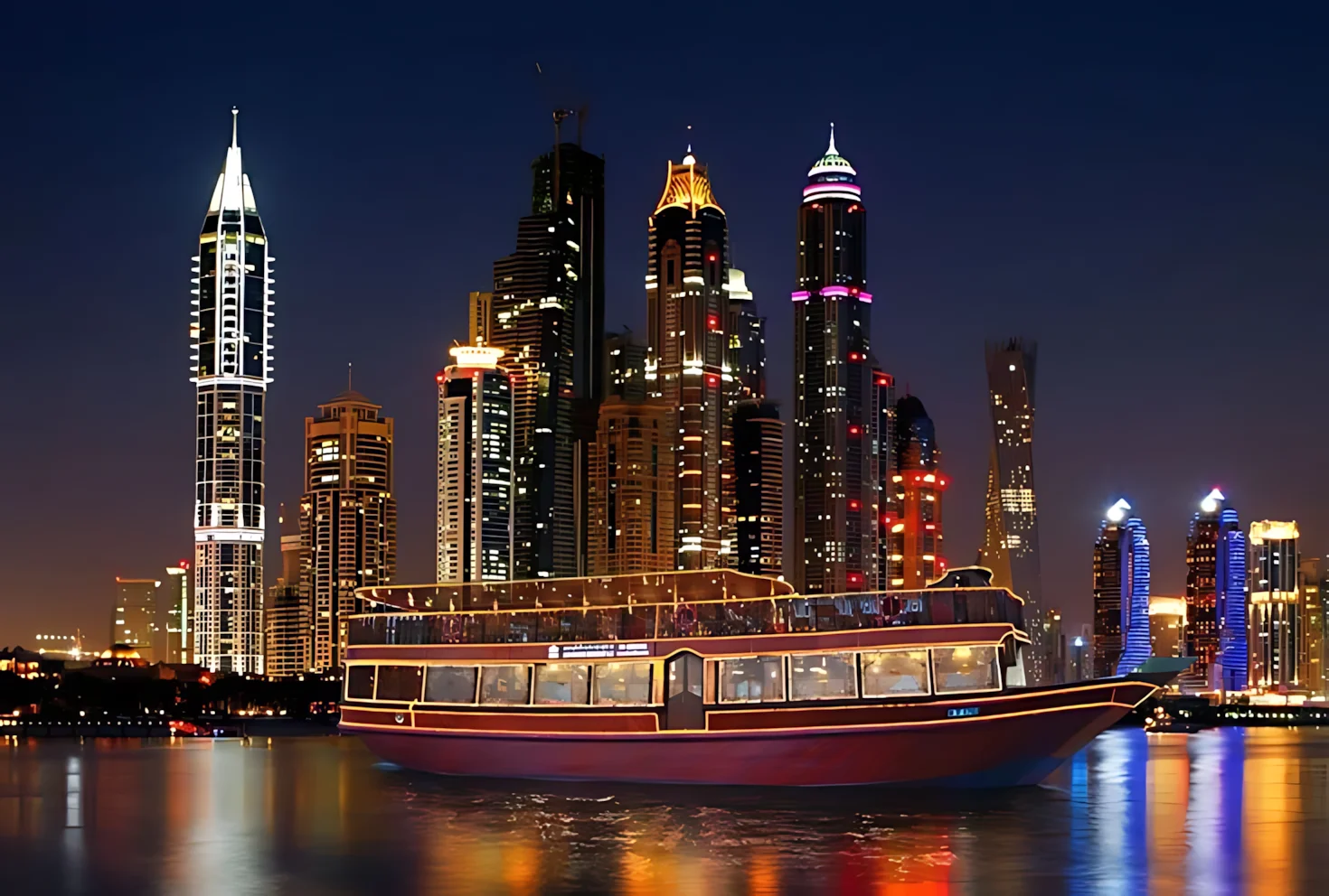 Dhow Cruise Dinner-Dubai Creek - Image 3