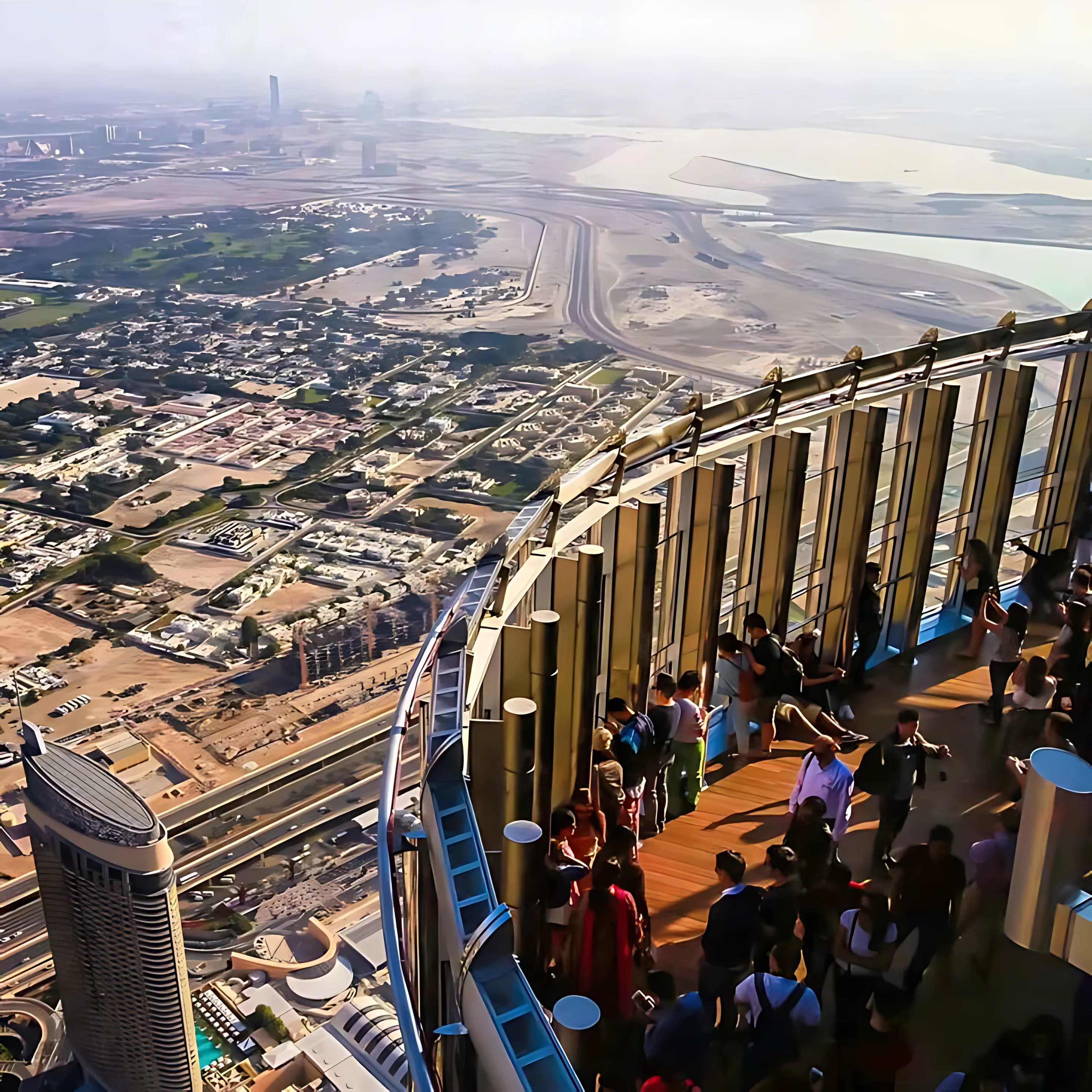 Burj Khalifa At The Top + Dubai Aquarium & Underwater Zoo Tickets - Image 2